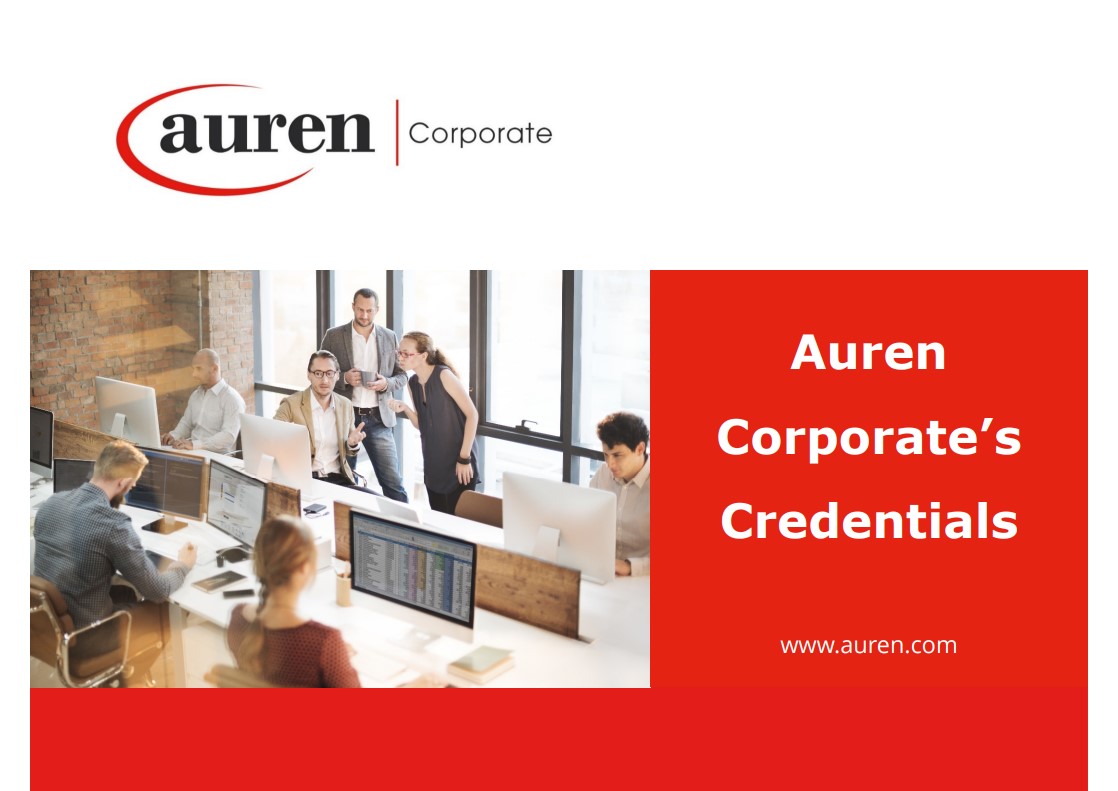 Auren Corporate's Credentials